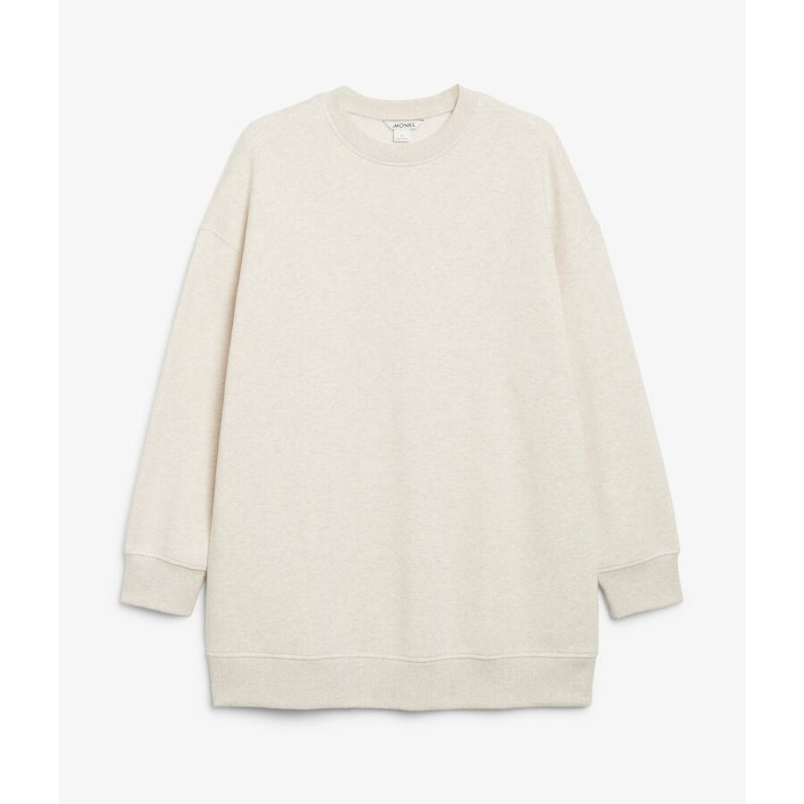 

Свитер Monki Oversized Long Crewneck, белый