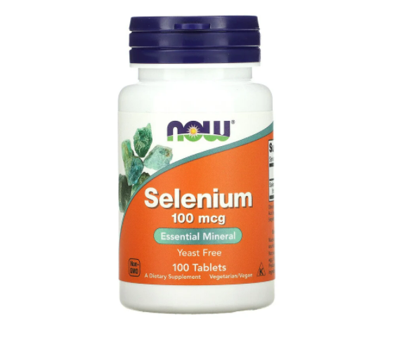 Селен NOW Foods100 мкг, 100 таблеток nature s bounty натуральный селен 50 мкг 100 таблеток