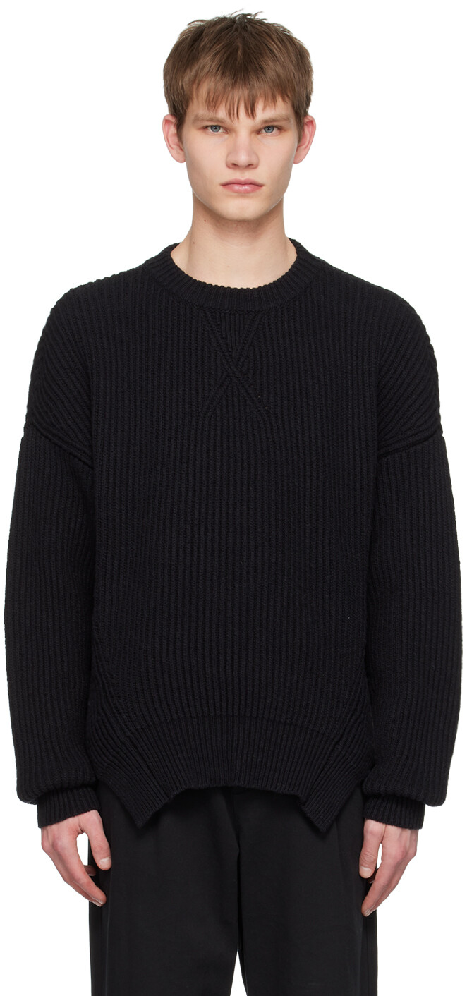 

Черный свободный свитер Jil Sander