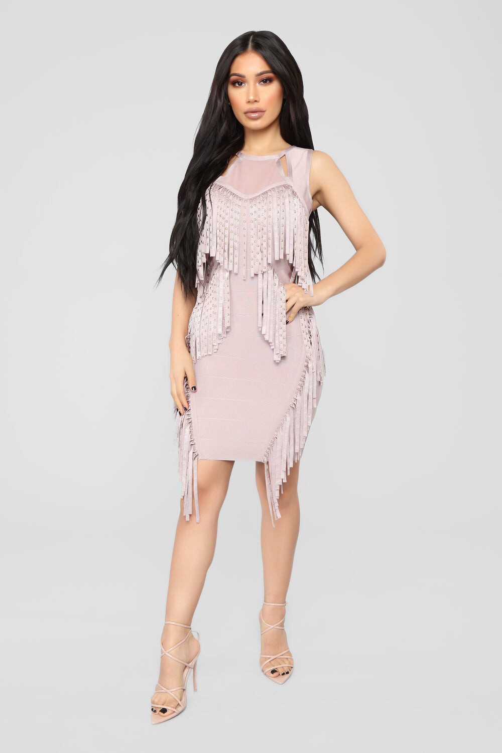 

Платье Fashion Nova K3838, лиловый