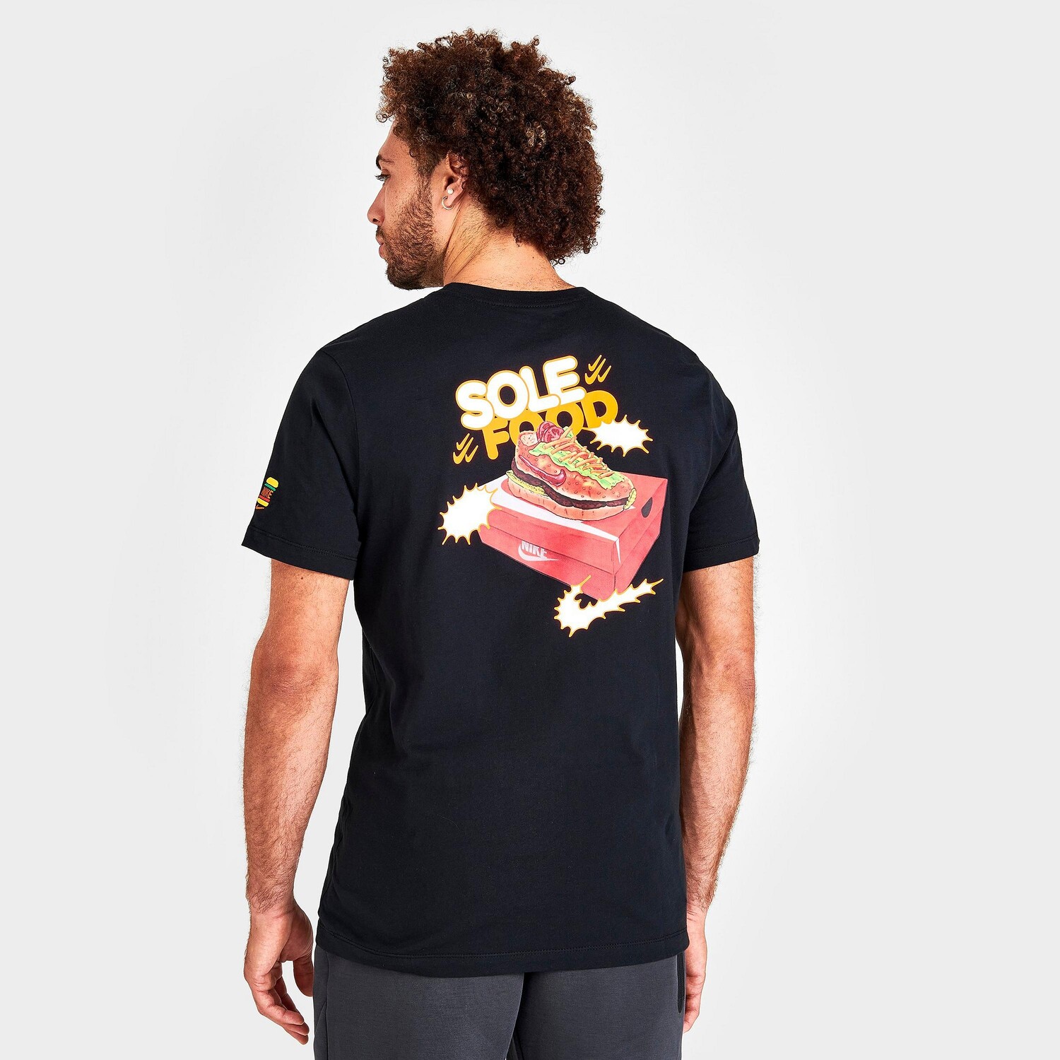 

Мужская футболка с принтом Nike Sportswear Sole Food, черный
