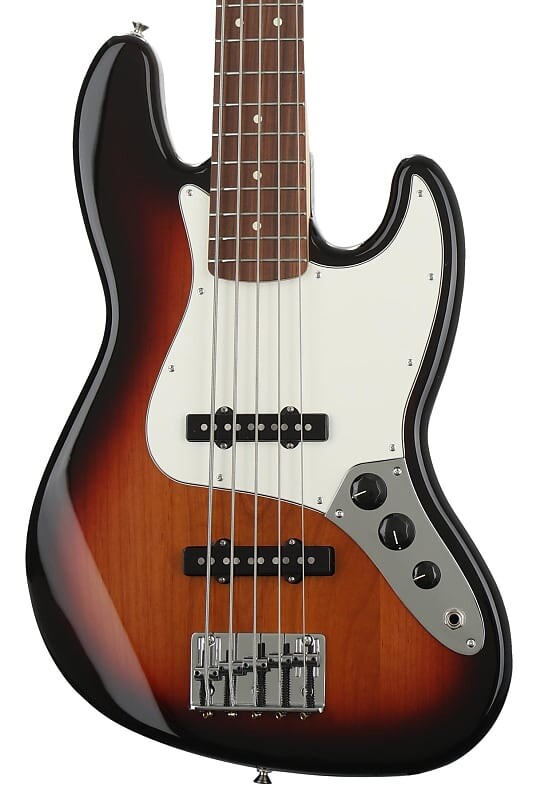 

Fender Player Jazz Bass V - 3-Tone Sunburst с накладкой Pau Ferro 0149953500