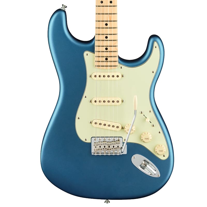 Fender American Performer Stratocaster — Satin Lake Placid Blue с кленовой накладкой