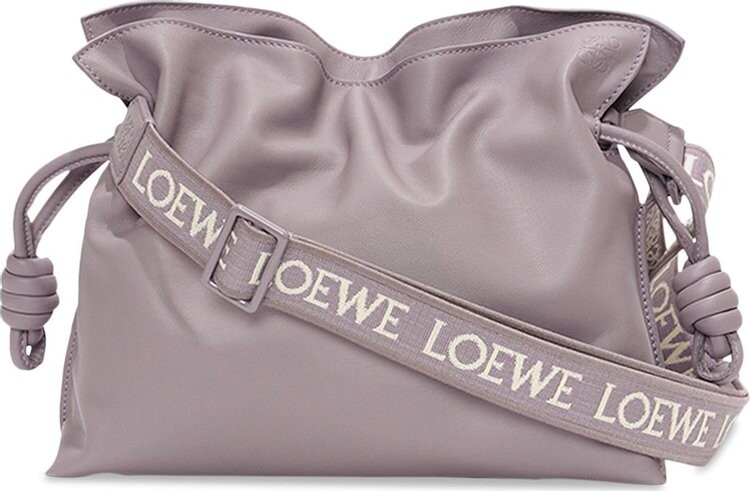 

Сумка Loewe Flamenco Clutch Monochrome Bag Pale Aubergine, серый