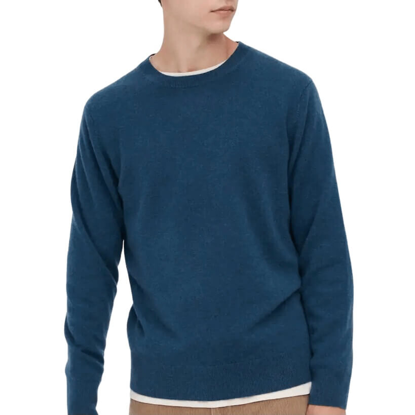 

Джемпер Uniqlo Cashmere Crew Neck, синий