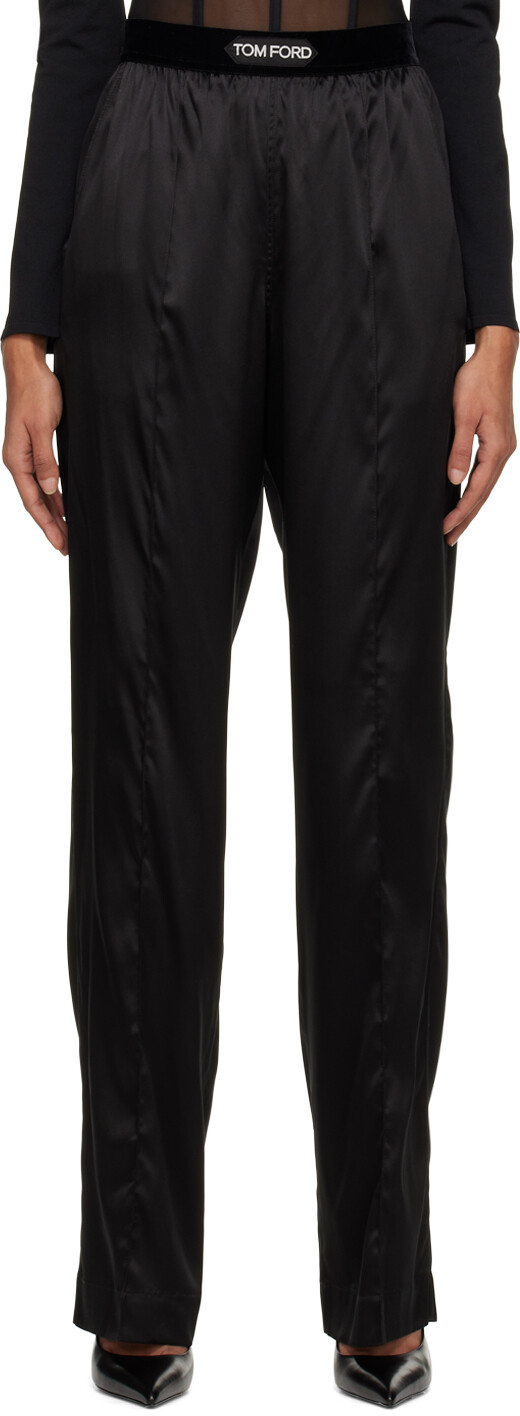 

Черные брюки PJ Lounge TOM FORD, Черный, Черные брюки PJ Lounge TOM FORD