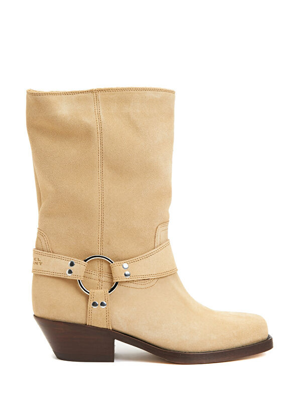 

Женские кожаные ботинки Antya Isabel Marant, бежевый