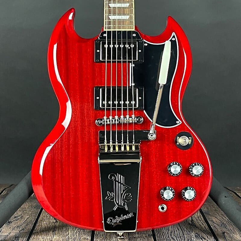 

Epiphone SG Standard 60s Maestro Vibrola - Vintage Cherry