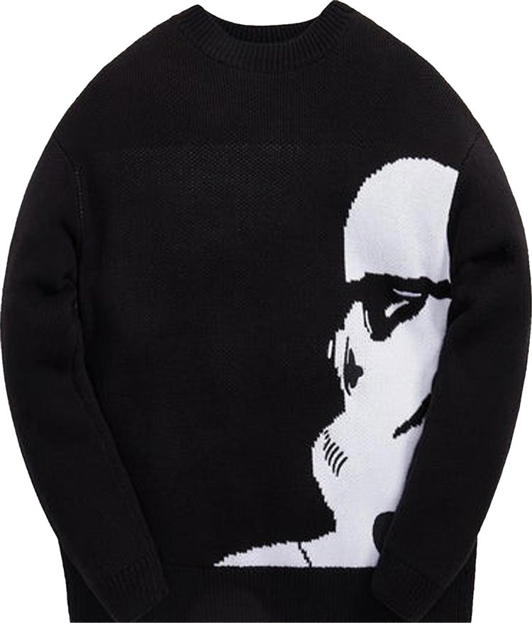 Свитер Kith For Star Wars Stormtrooper Crewneck Sweater 'Black', черный - фото