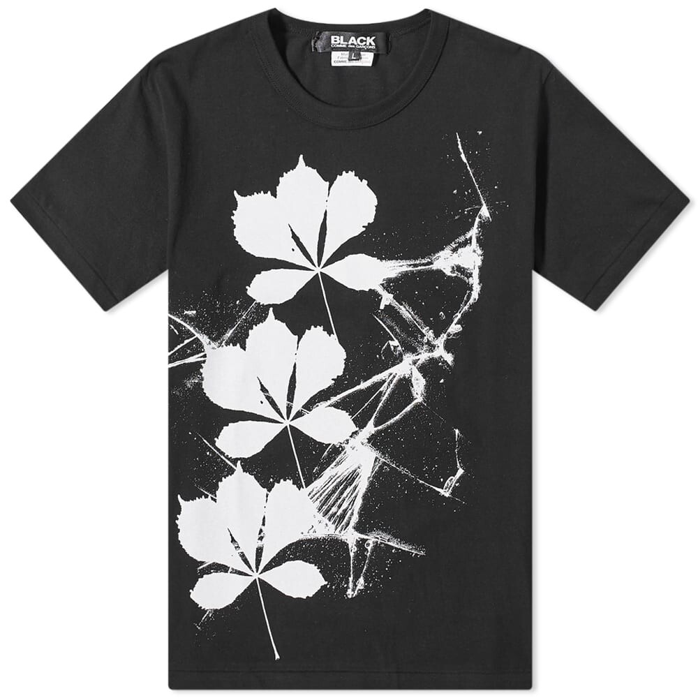 

Футболка Comme des Garçons Black x Filip Pagowski Leaf Print Tee