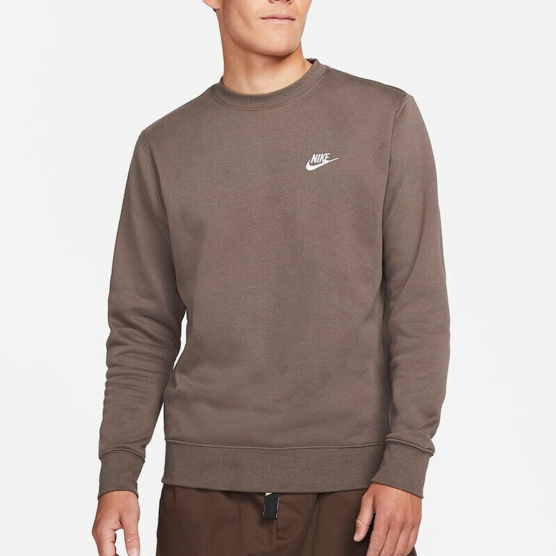 

Свитшот Nike Sportswear Club Fleece, серовато-коричневый