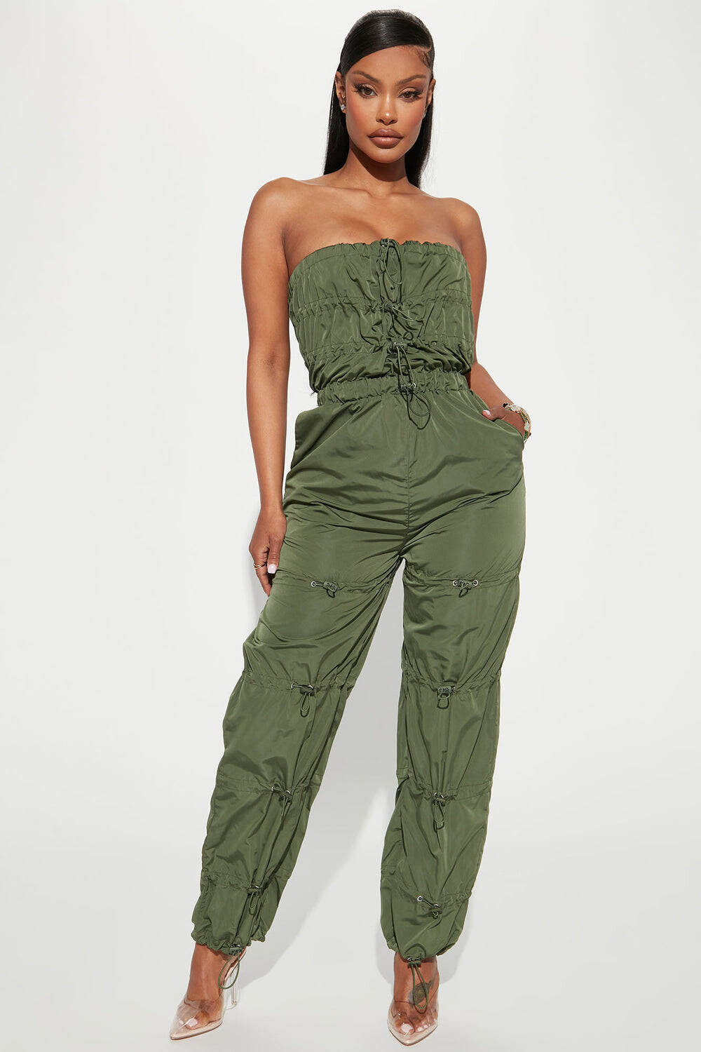

Брюки карго Fashion Nova RJ1180, оливковый, Зеленый
