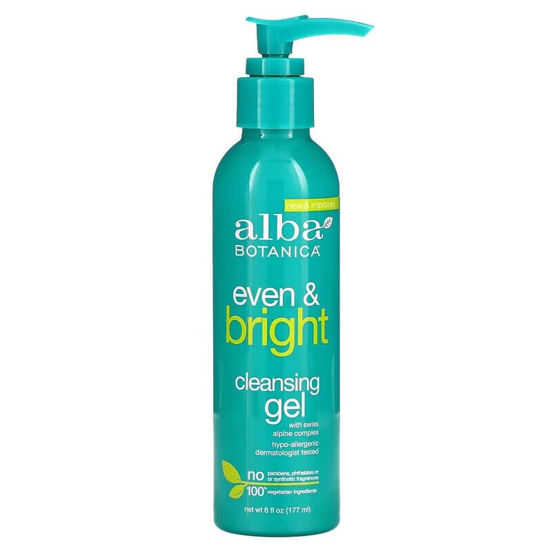 

Очищающий гель Alba Botanica Even & Bright, 177 мл