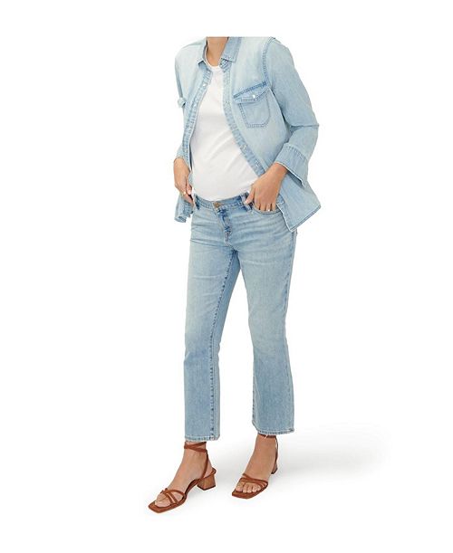 Узкие джинсы для беременных Under the Bump HATCH Collection, цвет Blue