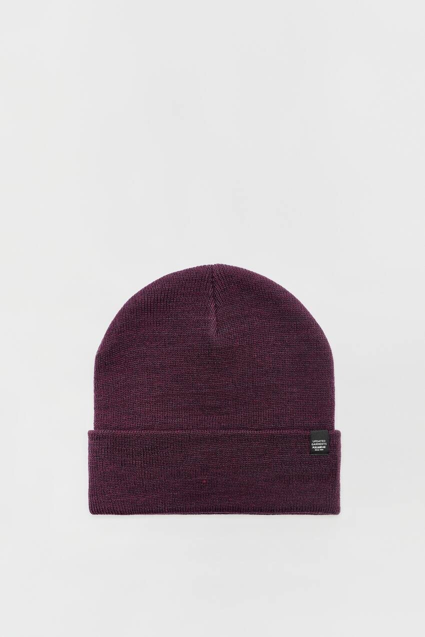 

Базовая вязаная шапка Pull&Bear, фиолетовый