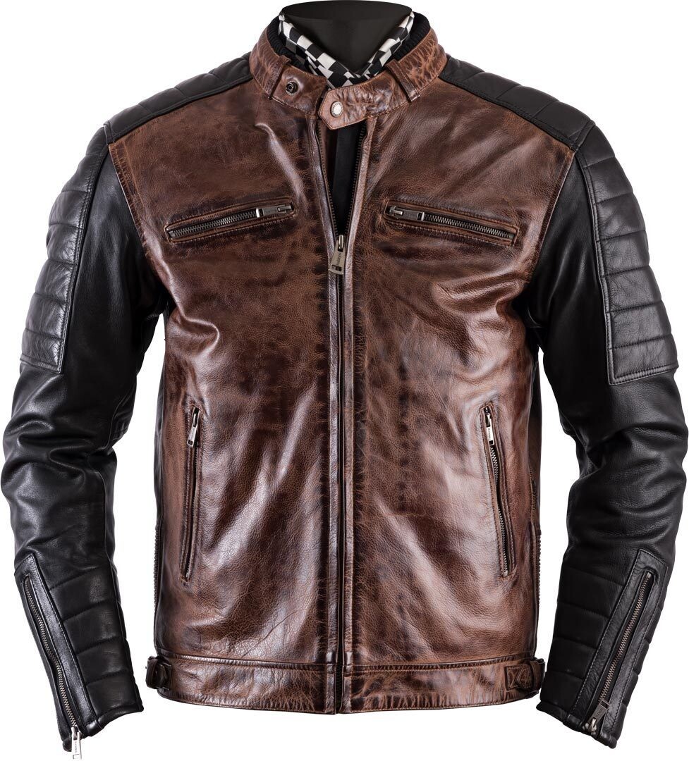 

Helstons Cruiser Rag Кожаная куртка, коричневый/черный