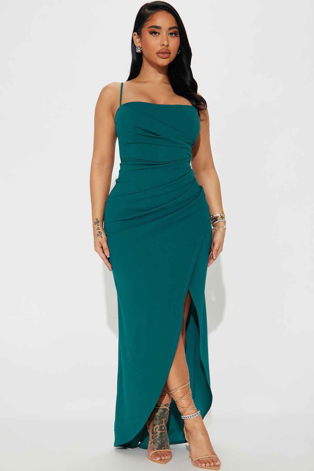 

Платье Fashion Nova NAD80664, изумрудный