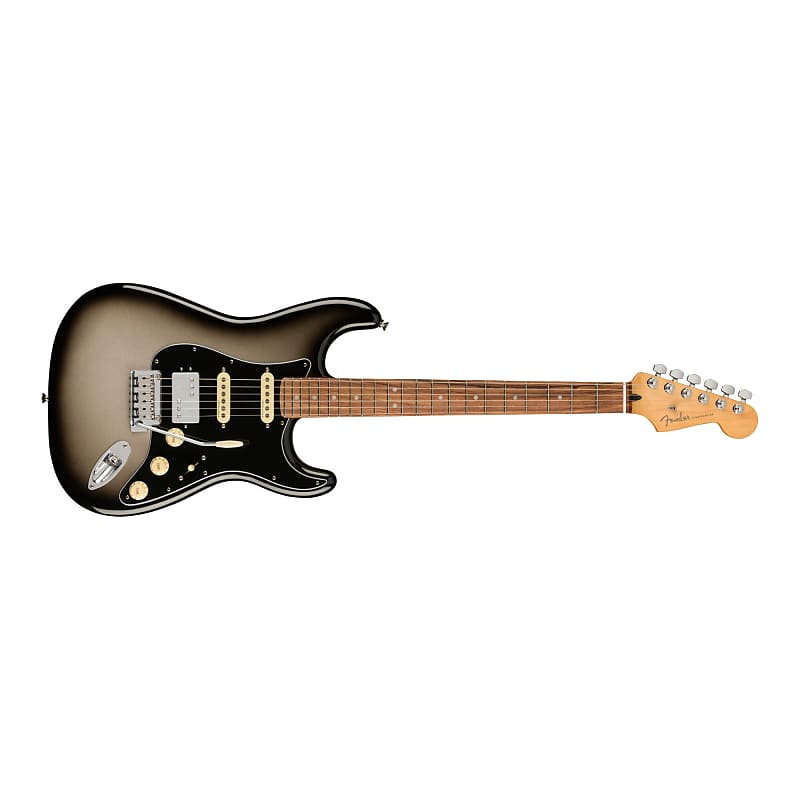 цена 6-струнная электрогитара Fender Player Plus Stratocaster HSS (для правой руки, Silverburst) Fender Player Plus Stratocaster HSS 6-String Electric Guitar (Silverburst)