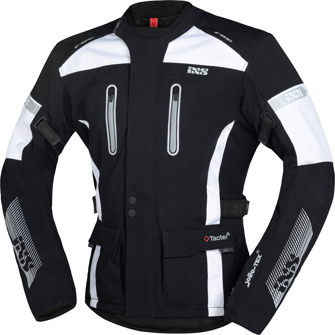 Куртка IXS Tour Pacora-ST для мотоцикла Текстильная, черно-белая