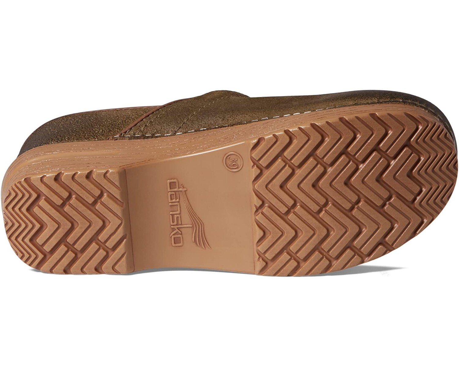 

Сабо Professional Dansko, зеленый полированный нубук