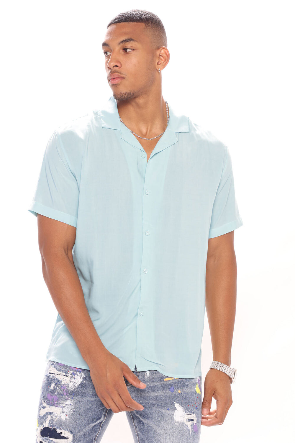 

Рубашка Fashion Nova VNF20, синий