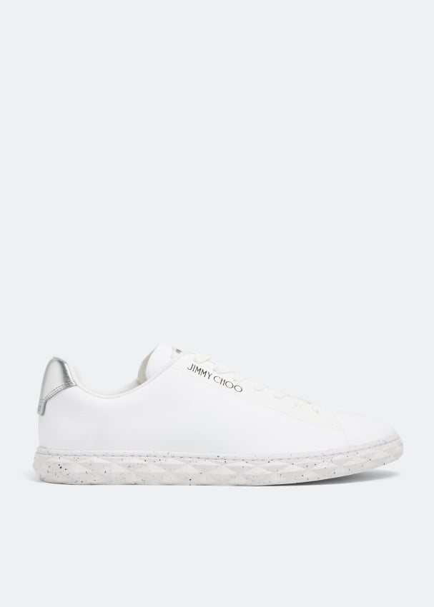 

Кроссовки JIMMY CHOO Diamond Light sneakers, белый