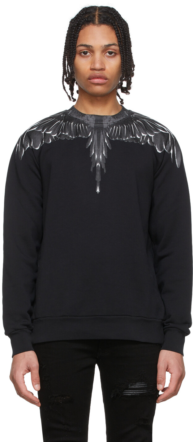 

Черная толстовка Icon Wings Marcelo Burlon County of Milan