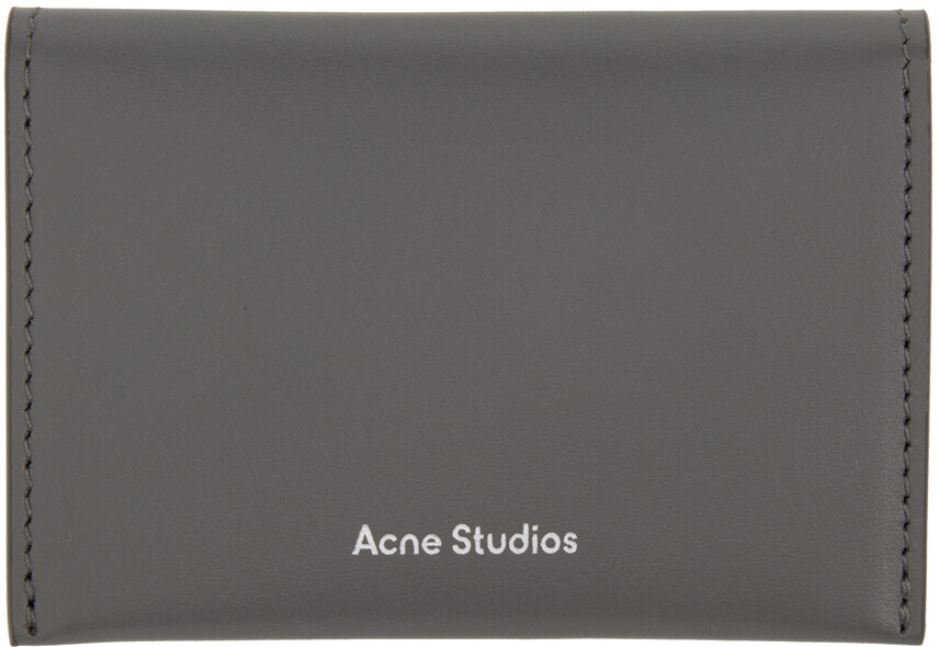 

Серая складная визитница Acne Studios