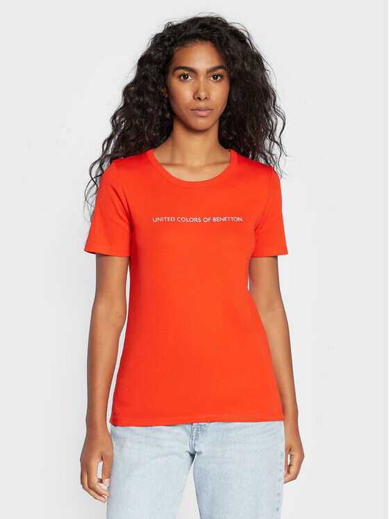 

Футболка стандартного кроя United Colors Of Benetton, красный