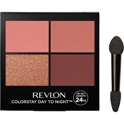 

Colorstay Day To Night Тени для век Quad 16Hr Wear 4.8G Матовый и мерцающий финиш 560 Стильный, Revlon