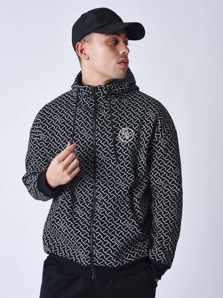 

Толстовка Project X Paris 2433202 Full Zip, черный
