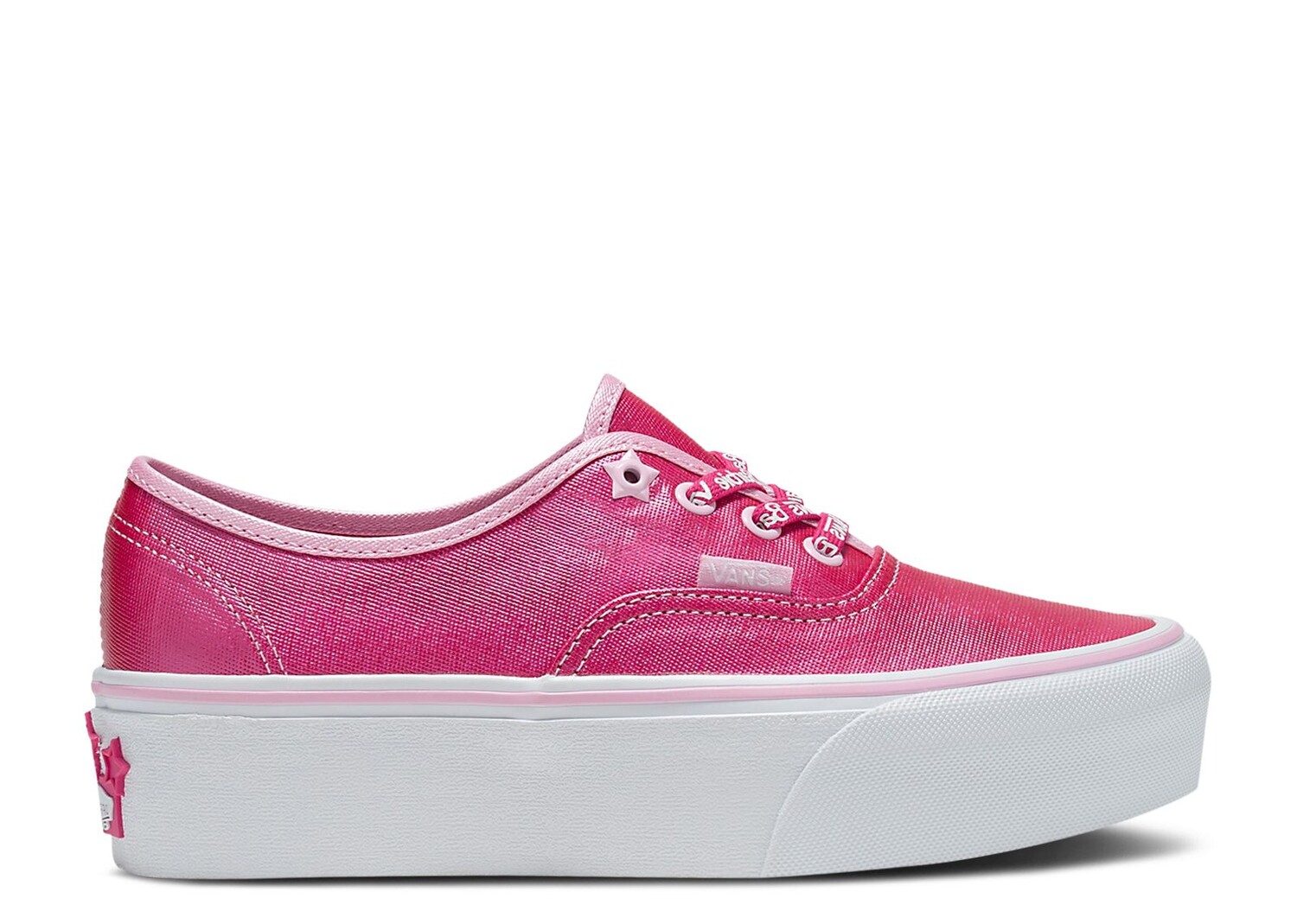 Кроссовки Vans Barbie X Authentic Stackform 'Pink', розовый