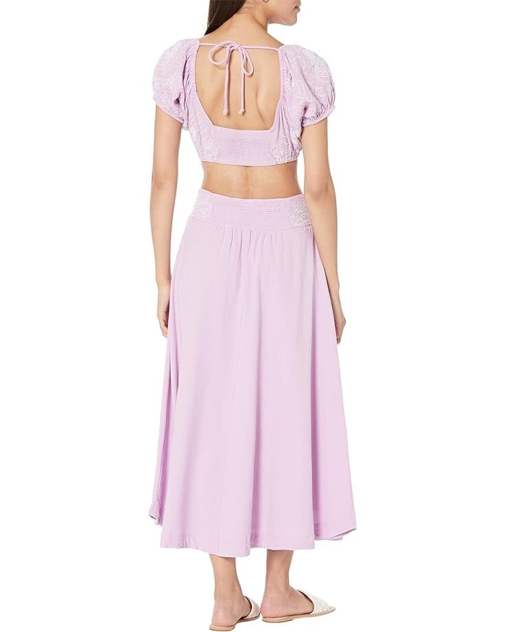 

Платье Free People Lotus Set Dress, цвет Orchid/White Combo