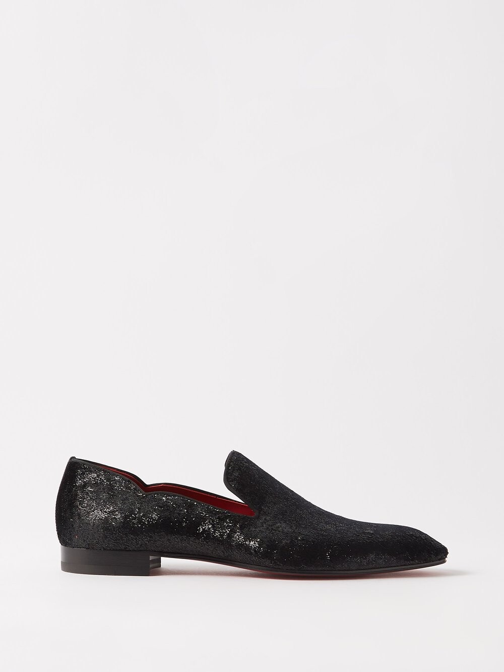 

Бархатные лоферы dandy chick Christian Louboutin, черный