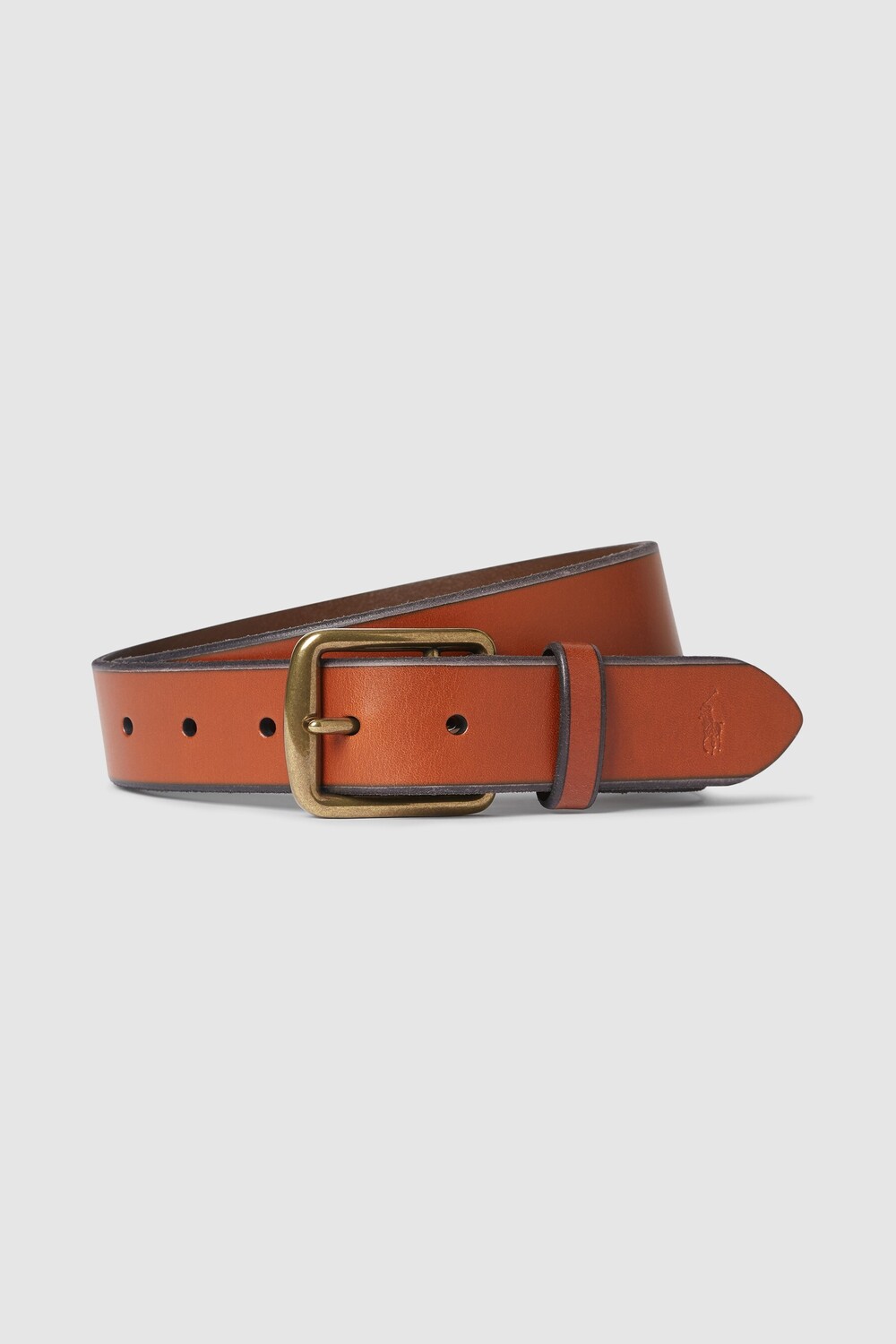

Кожаный ремень для Polo Ralph Lauren, коричневый