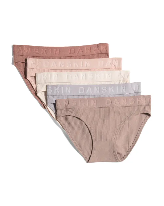 

5 пар плавок бикини в рубчик Danskin, цвет Multi