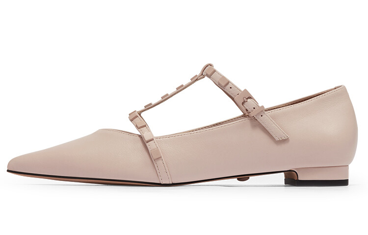 

Туфли Мэри Джейн женские низкие розовые Charles&Keith