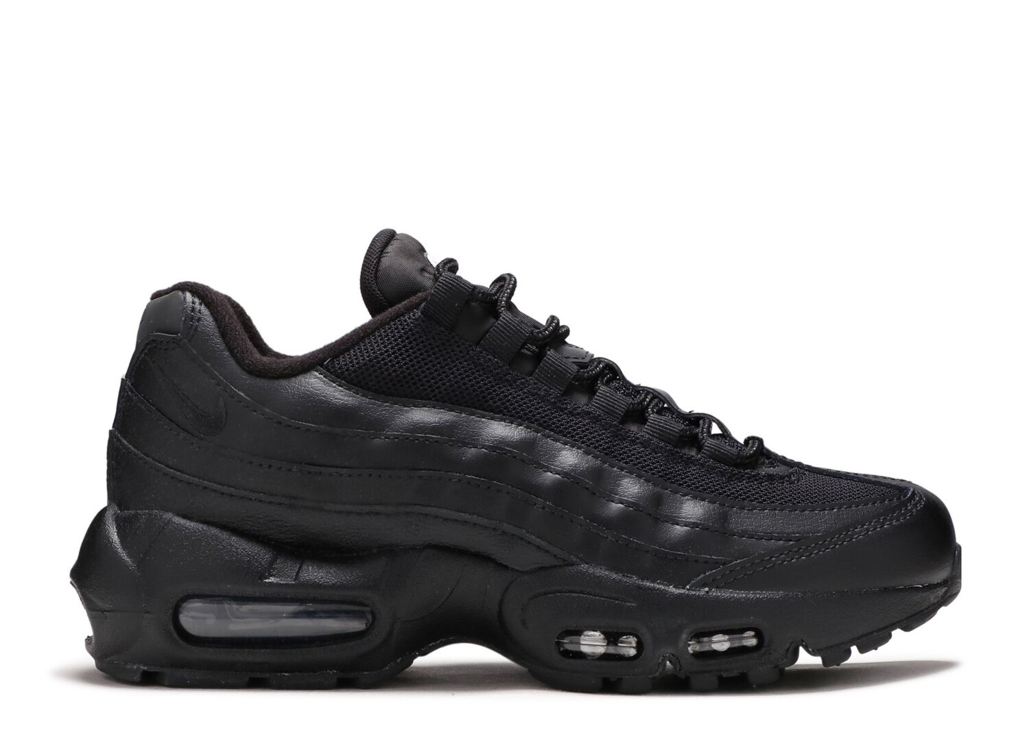 

Кроссовки Nike Air Max 95 Recraft Gs 'Triple Black', черный