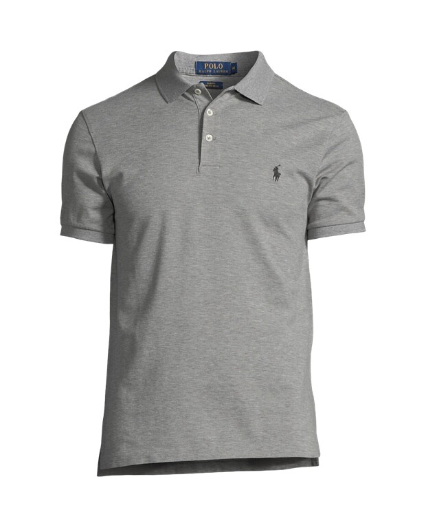

Рубашка поло Polo Ralph Lauren, серый