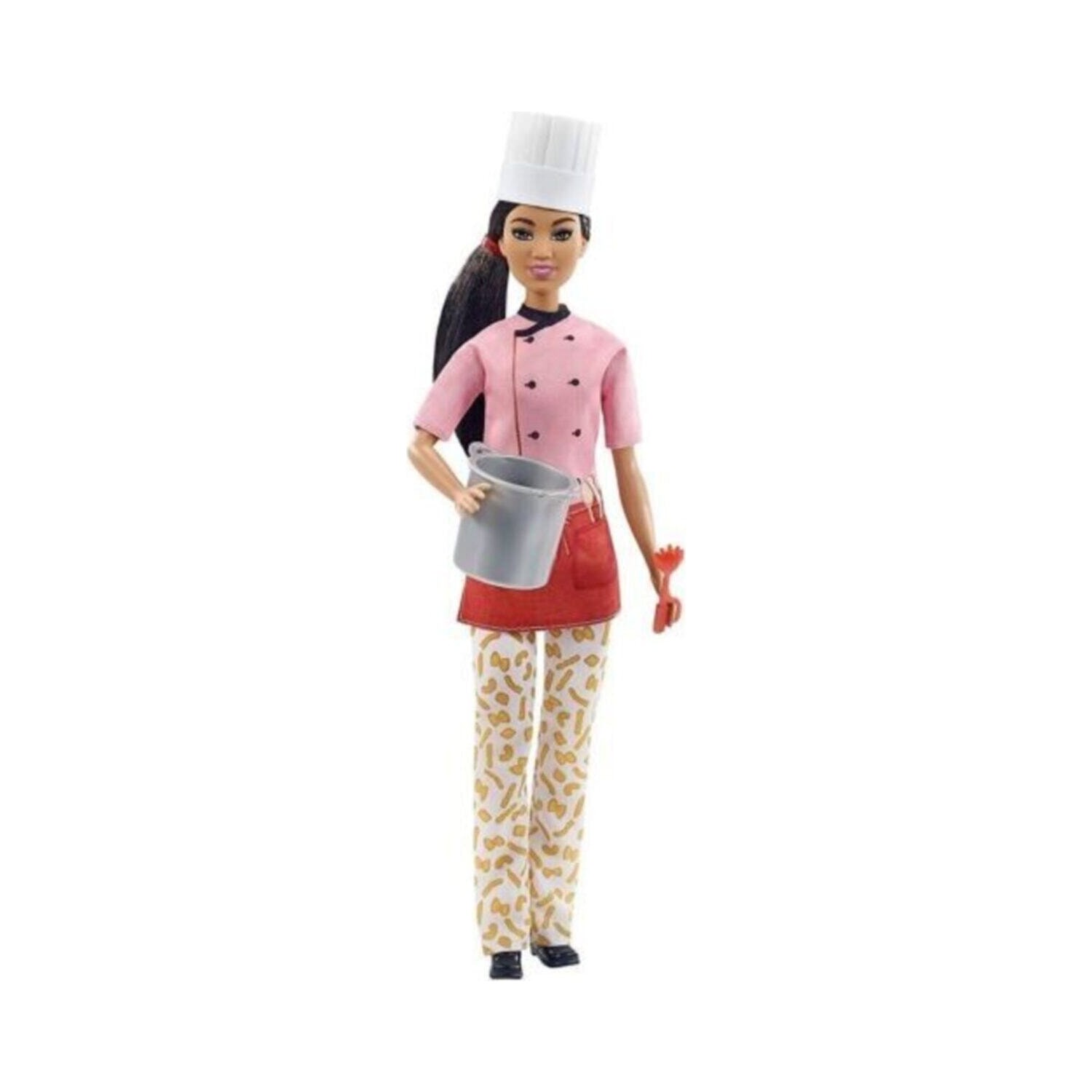 Кукла Barbie Повар кукла barbie профессии dvf50 шеф повар брюнетка