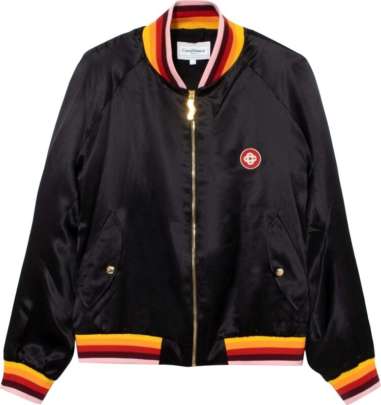 

Куртка Casablanca Souvenir Jacket 'Black Masao San', черный