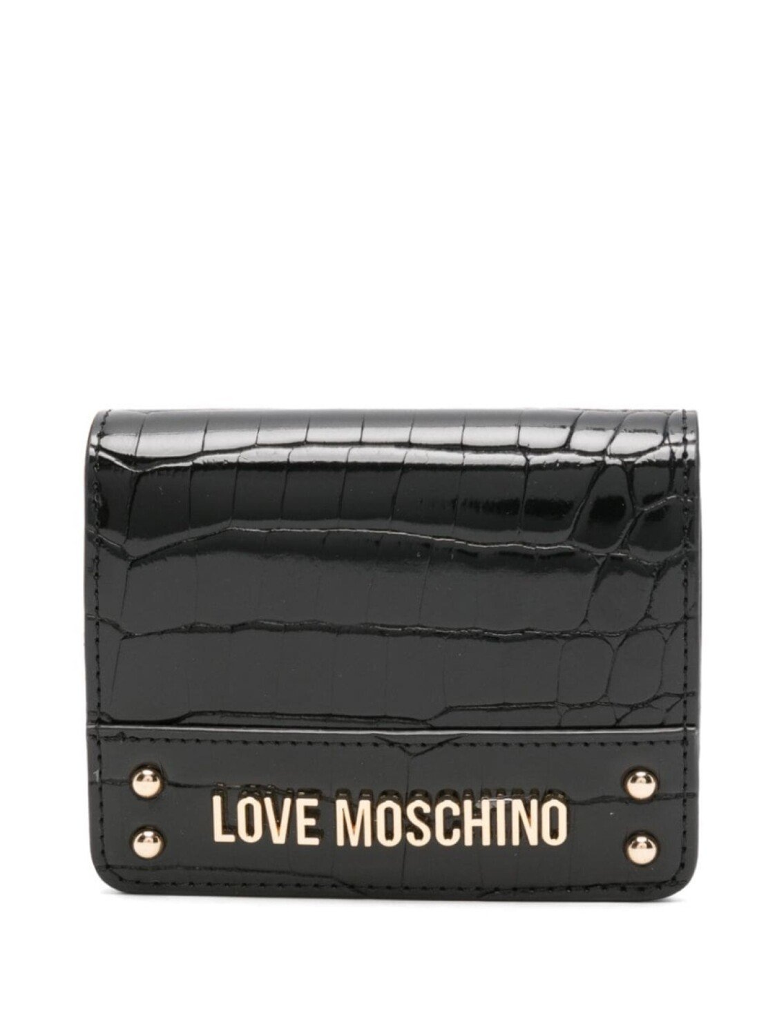 

Кошелек с надписью Love Moschino, черный