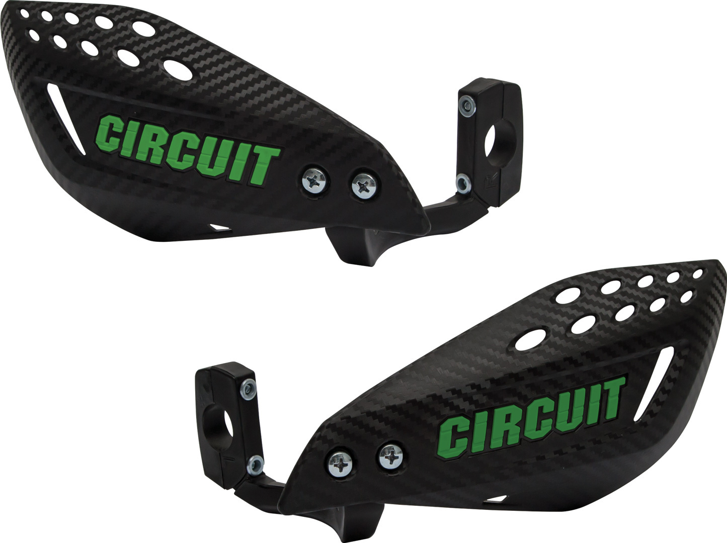 Защита на руль матоцикла Circuit Equipment VECTOR, зеленый руль 22мм 1 с перекладиной защита зеленый