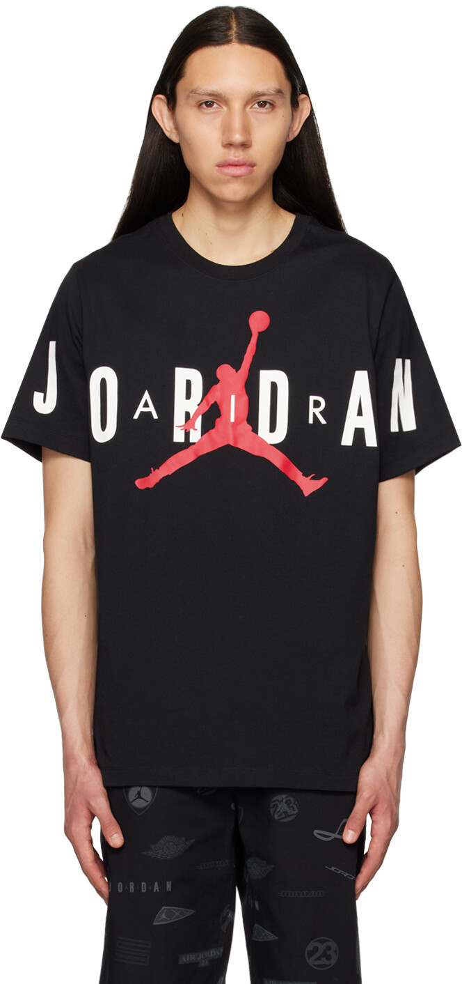 

Черная воздушная футболка Nike Jordan, Черный
