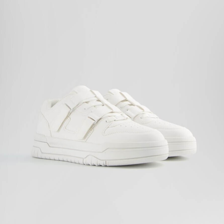 

Кроссовки Bershka Men’s Trainers With Removable Harness, белый