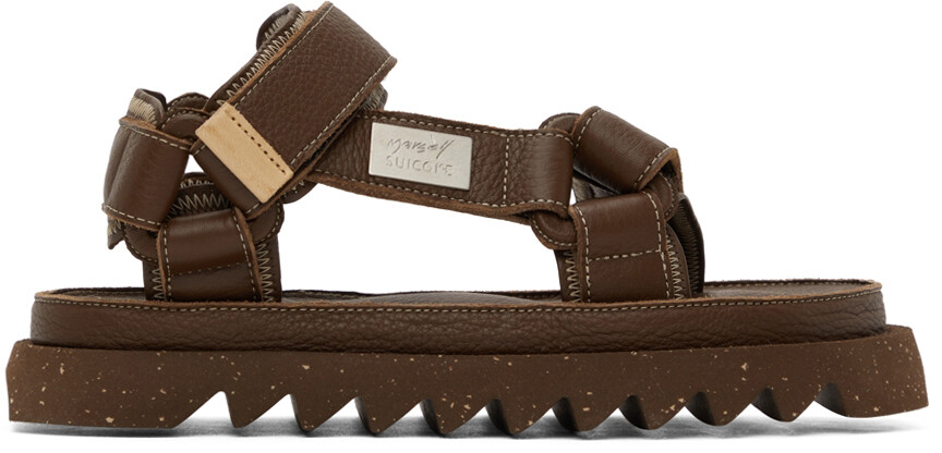 

Коричневые сандалии Suicoke Edition DEPA MMSU01 Marsèll