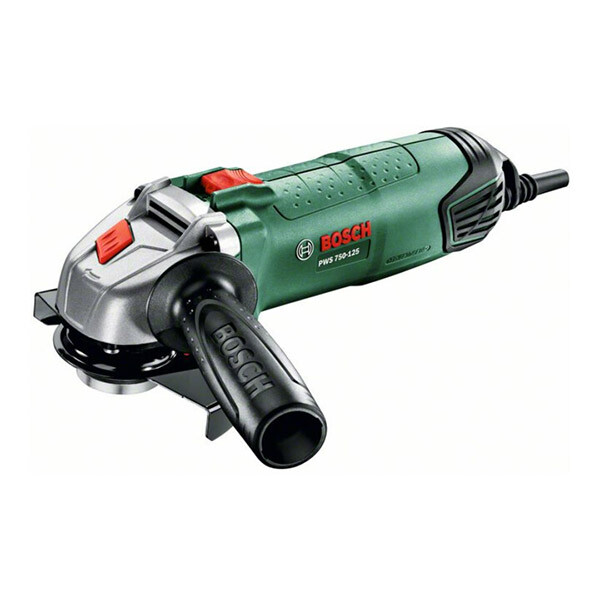 

Угловая шлифовальная машина BOSCH PWS 750-125 06033A240D (без диска), зеленый