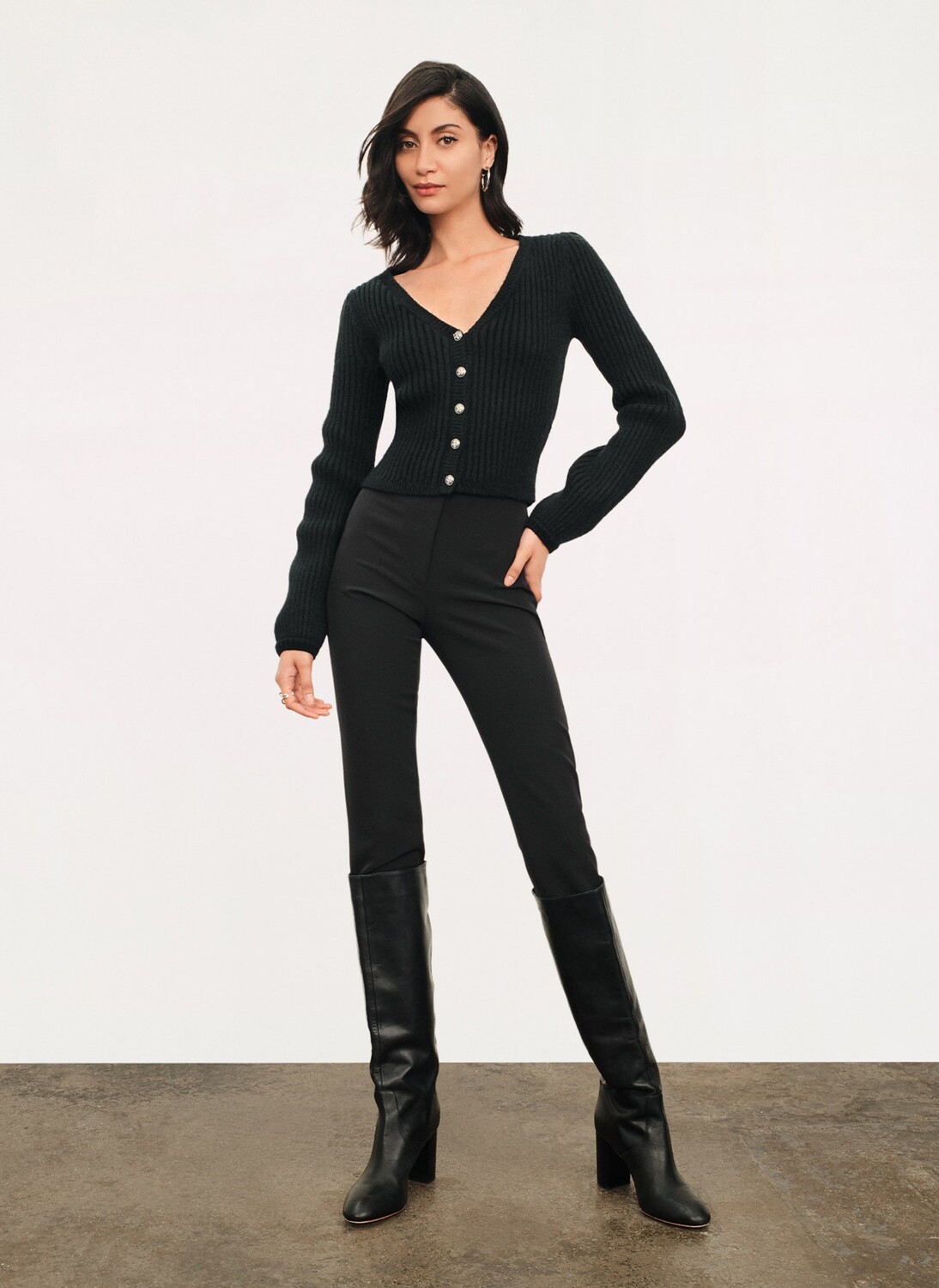 

Кардиган с пуговицами Donna Karan, Черный