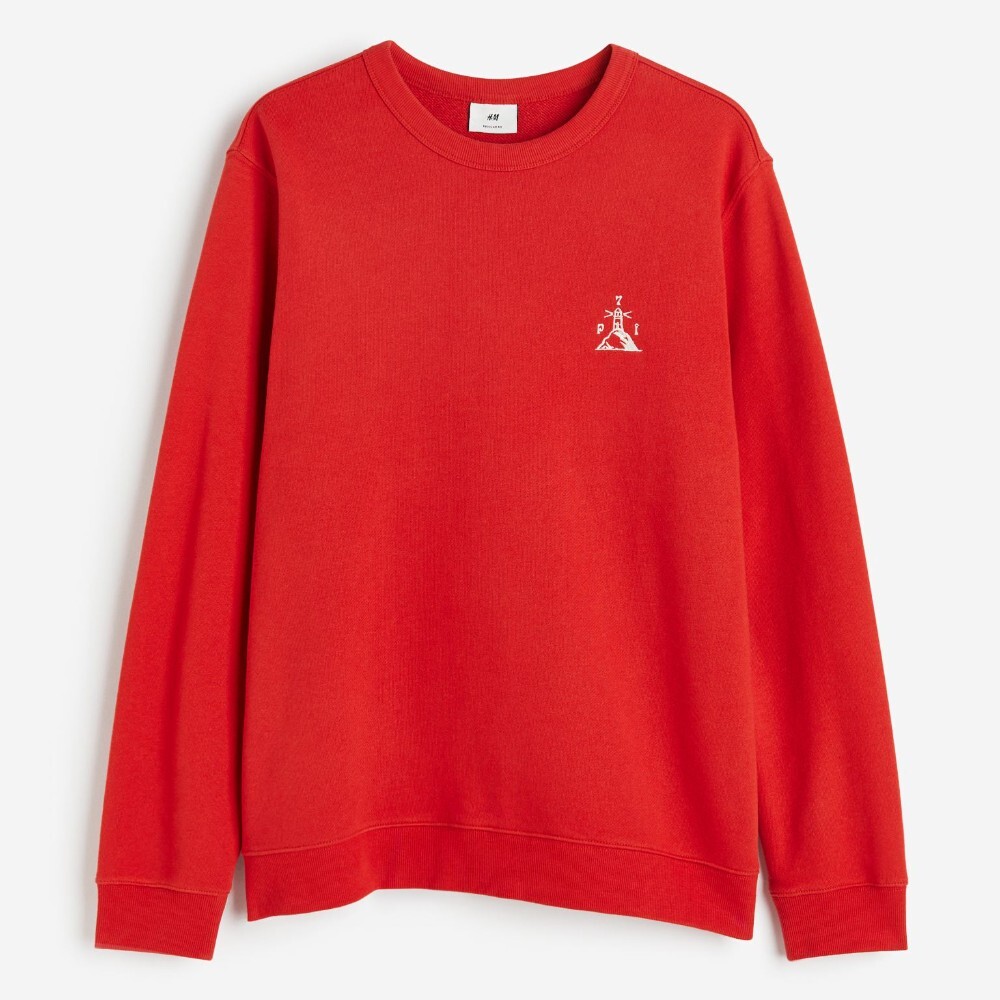 

Свитшот H&M Regular Fit, красный