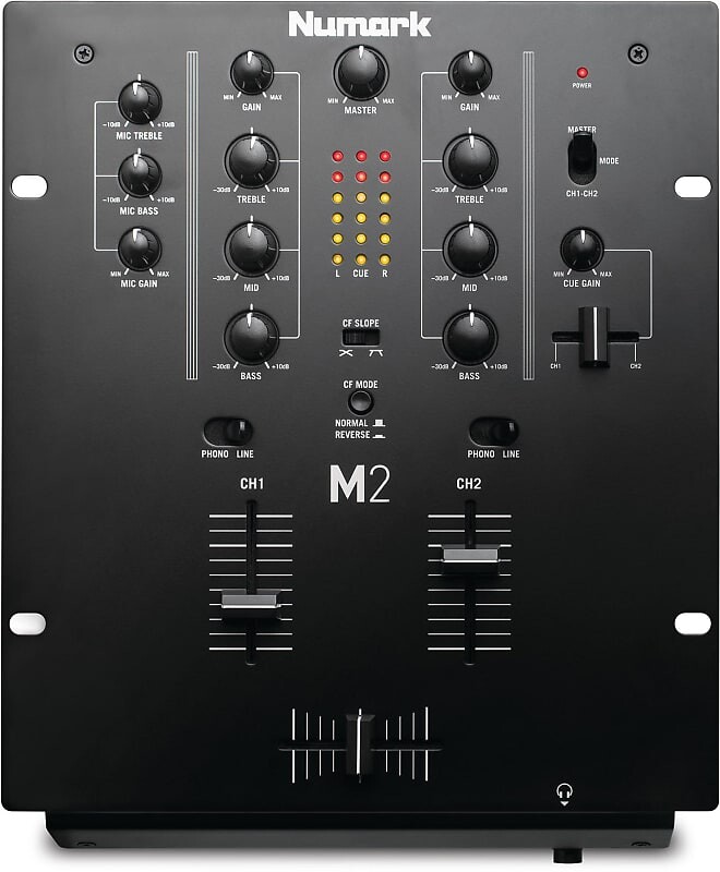 

Numark M2 Scratch Mixer 2-канальный DJ-микшер M2BLACKXUS